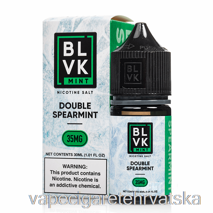 Vape Cigarete Double Spearmint - Blvk Mint Soli - 30ml 50mg